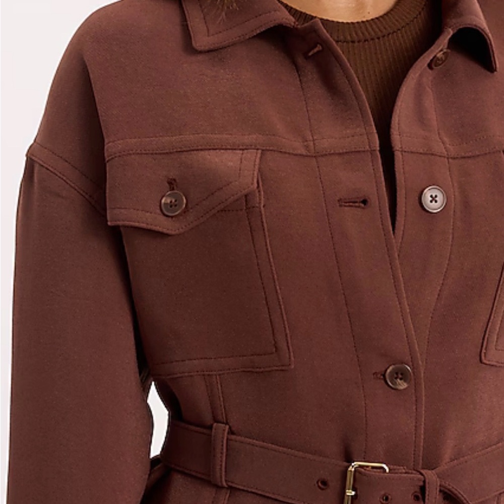 Express Belted Pocket Utility Jacket - Picture 2 of 12